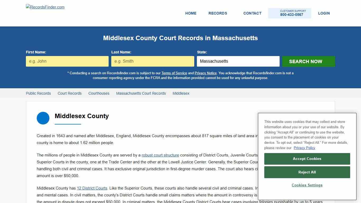 Search Middlesex Court Records & Courthouses, Massachusetts MA